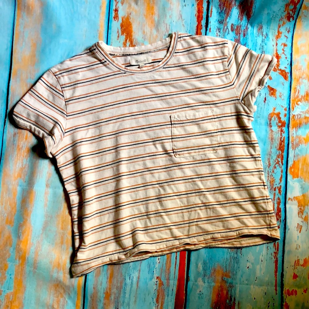 Cute Madewell Nautical striped shirt